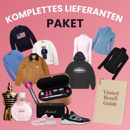 Komplettes Lieferanten Paket + E-Books | Am Beliebtesten