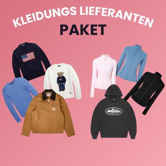 Kleidungs Lieferant Paket